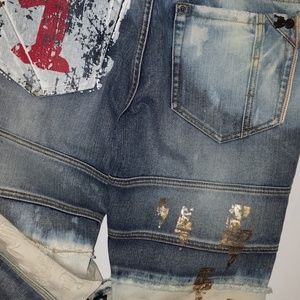 Vintage Americana Jeans - Vintage Americana Distressed Jeans | 34 x 32 Vintage Americana Jeans - Vintage Americana Distressed Jeans | 34 x 32